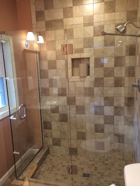 frameless shower door